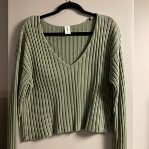 Abound light green sweater size Medium